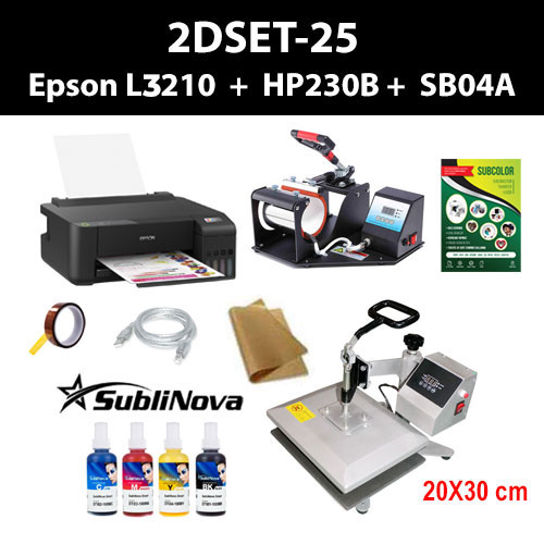 2D Baskı Sistemi (HP230B+Epson L1250+SB04A)