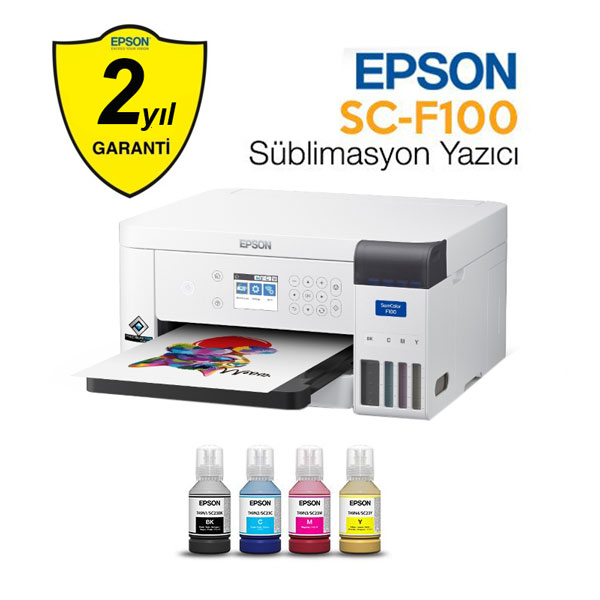 EPSON SureColor SC-F100 Sublimasyon Yazıcı A4