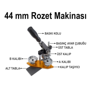  - Buton Rozet Kalıbı 44 mm (1)