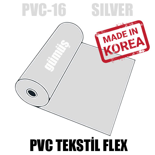 PVC Mat Gümüş (Silver) Flex / 51 cm x 1 metre - Thumbnail