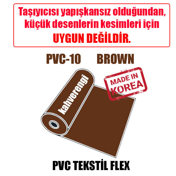 PVC Kahverengi (Brown) Flex / 51 cm x 1 metre - Thumbnail