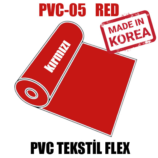 PVC Kırmızı (Red) Flex / 51 cm x 1 metre - Thumbnail
