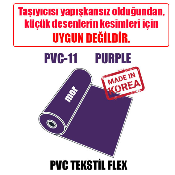 PVC Mor (Purple) Flex / 51 cm x 1 metre - Thumbnail