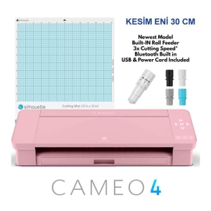 - Silhouette Cameo 4 Kesici Plotter - Pembe (1) - Silhouette Cameo 4 Kesici Plotter - Pembe (1)