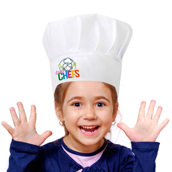 Sublimasyon Çocuk Aşçı (Şef) Şapkası - Thumbnail